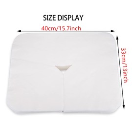 DADAWU Disposable Bed Sheet,Non-Woven Bed Sheet, Waterproof and Oil-Proof Bed Cover for Beauty Salon SPA Tattoo Massage Table Hotels,80x180cm,20pcs (Massage Face Covers,White)