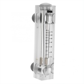 LZM-25 Flow Meter, 16-160 m³/h Transparent Acrylic Plate Gas Flow Meter, Clear Reading Flow Meter, Instrument for Industry, Petrochemical, Agriculture, 1 Inch Male Thread