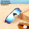FEISEDY Kids Teens Baseball Polarized Sunglasses Sports TR90 Frame Boys