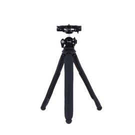 Rollei Monkey Pod 3: Versatile Mini Tripod - Smartphone, Camera, Selfie Stick - Compatible, Flexible, Lightweight, 360° Rotating Ball Head (Black)