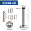 Misuyue Wall Door Stop, Stainless Steel, 15 cm, Wall Mounted