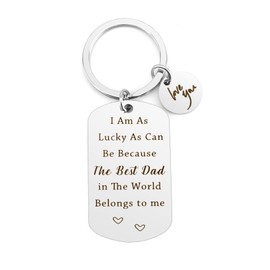 Kzikbxh Fathers Day Gift,Gifts for Dad,Dad Birthday Gifts,Dad Gifts,Presents for Dad,Dad Gifts from Daughter,Dad Gifts from Son,Best Dad Gifts,Fathers Day Keyring