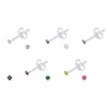 Heather Needham Silver SET OF 10 Sterling Silver SINGLE studs-