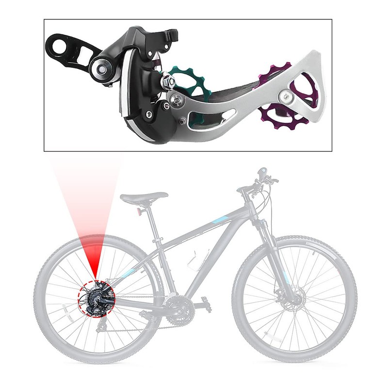 SeonFook Bicycle Tail Hook Derailleur Hanger Aluminum Alloy Derailleur Extension