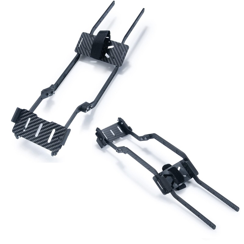MORLORDY RC Carbon Fiber Frame Rails Set Chassis Rails Kit