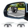 Toter Winkel Spiegel Auto-2 Stück Weitwinkelspiegel für Außenspiegel, Universale Toter-Winkel-Spiegel
