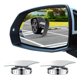 Toter Winkel Spiegel Auto-2 Stück Weitwinkelspiegel für Außenspiegel, Universale Toter-Winkel-Spiegel zur Beseitigung des toten Winkels beim Fahren, für Allzweckfahrzeuge, LKWs, SUVs