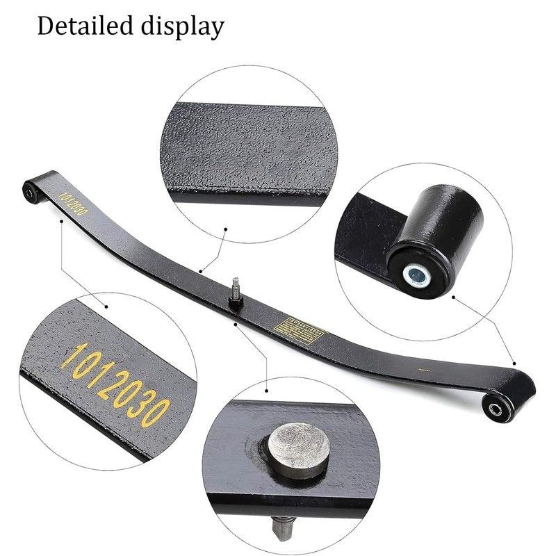 10L0L Golf Cart Front Leaf Spring Kit with Bushings &