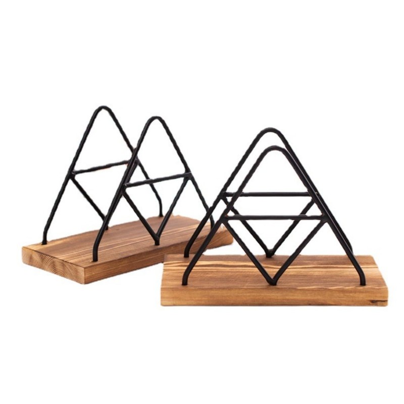 Napkin Holder, Metal Napkin Holder, Wooden Napkin Holder, Rustproof Napkin