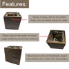LaLaGreen Indoor Planter Box for Plants (4x4 Inch, 12 Pack)