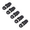 20pcs Hearing Aid Lanyard Clip Black ABS Clip Replacement Accessory