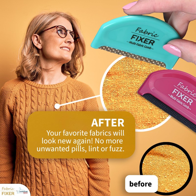 Cashmere Pill Remover Comb & Multi-Fabric Sweater Combs for Pills