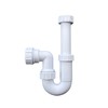 Universal Telescopic Adjustable Swivel P Trap - 32mm (1.1/4") Sink