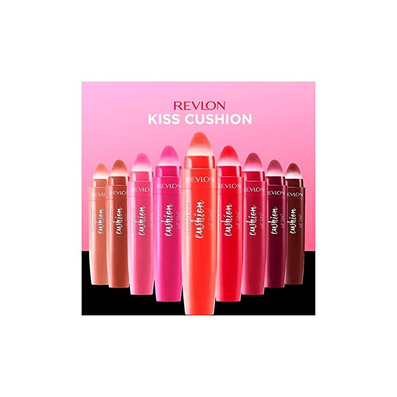Revlon Labial En Tinta Kiss Cushion Lip Tint, Crimson Feels