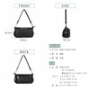 MFFOR Women's Shoulder Bag, Genuine Leather, 2-Way Wallet Pochette, Smartphone