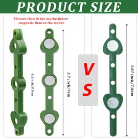 Waydress 30 Pairs Floral Boutonniere Magnets Small Corsage Fix Boutonniere Magnets Corsage Pins Brooches Flower Stick for Handmade Wedding Bride Groom Flower (Green)