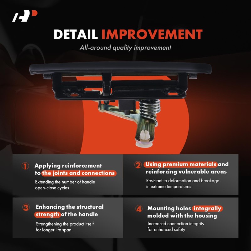 A-Premium Front Left Driver Side Exterior Door Handle Compatible with