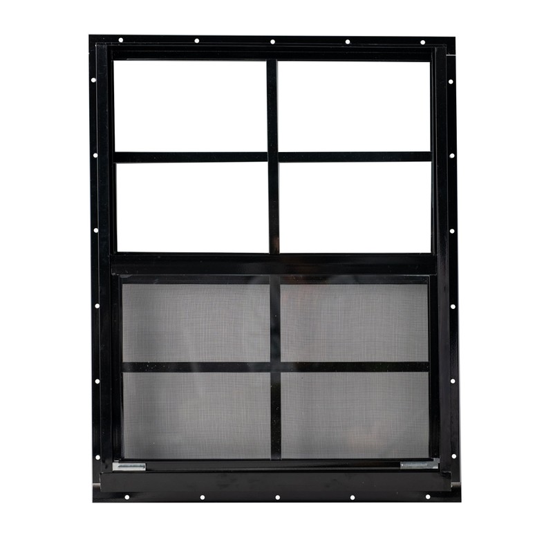 Shed Window 24x27 Flush - Vertical Slider with Bug Screen