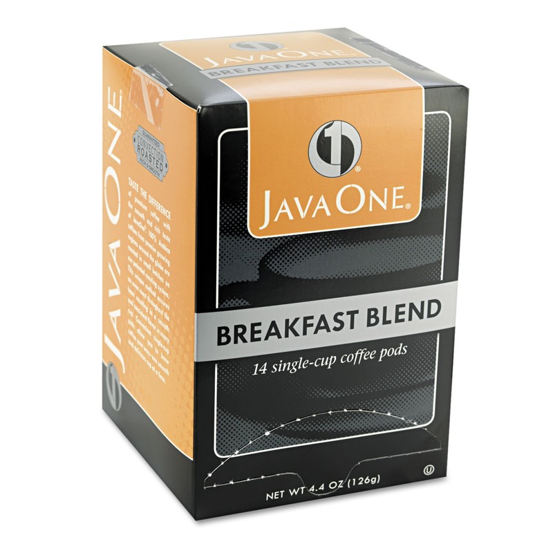 Java Trading Co. 30220 Coffee Pods, Breakfast Blend, Single Cup,