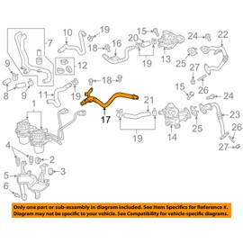 Toyota Genuine Parts - Tube, Air, No.2 (17362-38020)