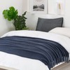BOURINA Textured Solid Soft Sofa Throw Couch Cover Knitted Decorative