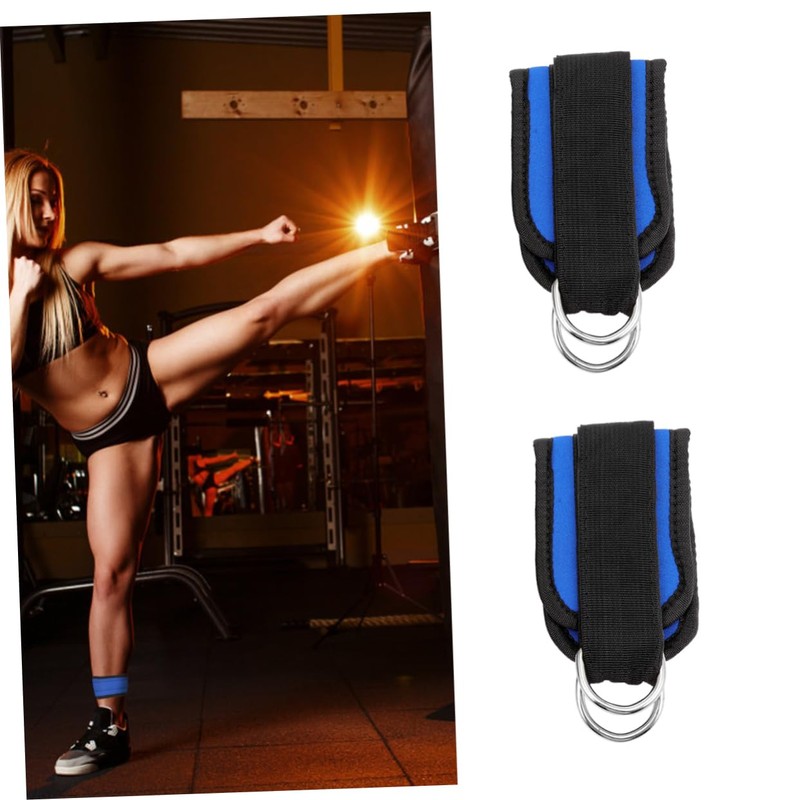 WHAMVOX 1 Pair Fitness Padded Ankle Straps for Cable Machines