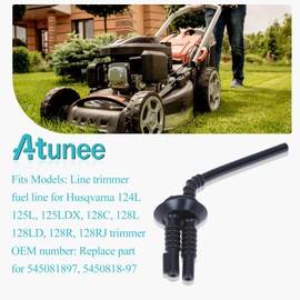 Atunee 545081897 Line Trimmer Fuel Line for Husqvarna 124L 125L 125LDX 128C 128L 128LD 128R 128RJ 28cc Trimmer Brushcutter