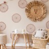 Boho Flowers Wall Stencils, Reusable Template for Painting Large Pattern