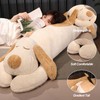 FIAEUGZKM Giant Dog Stuffed Animal 51.18in Large Dog Plush Puppy