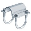 OTTFF 2 Pack 1-7/8" x 2-3/8" U Bolt Cross Clamps,