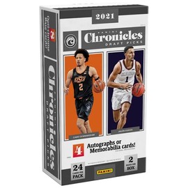 2021 Panini Chronicles Draft Picks Collegiate Basketball Cards Hobby Box