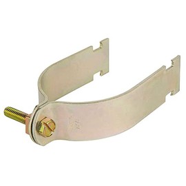 Superstrut 702-3-EG Pipe Strap, 3 in, for Use with Rigid/IMC Conduit, Pipe and Electrical Metal Tubing, Steel, Electro-Galvanized