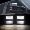 RUXIFEY Sequential Switchback Side Mirror Marker Lights 3-Row LED Turn