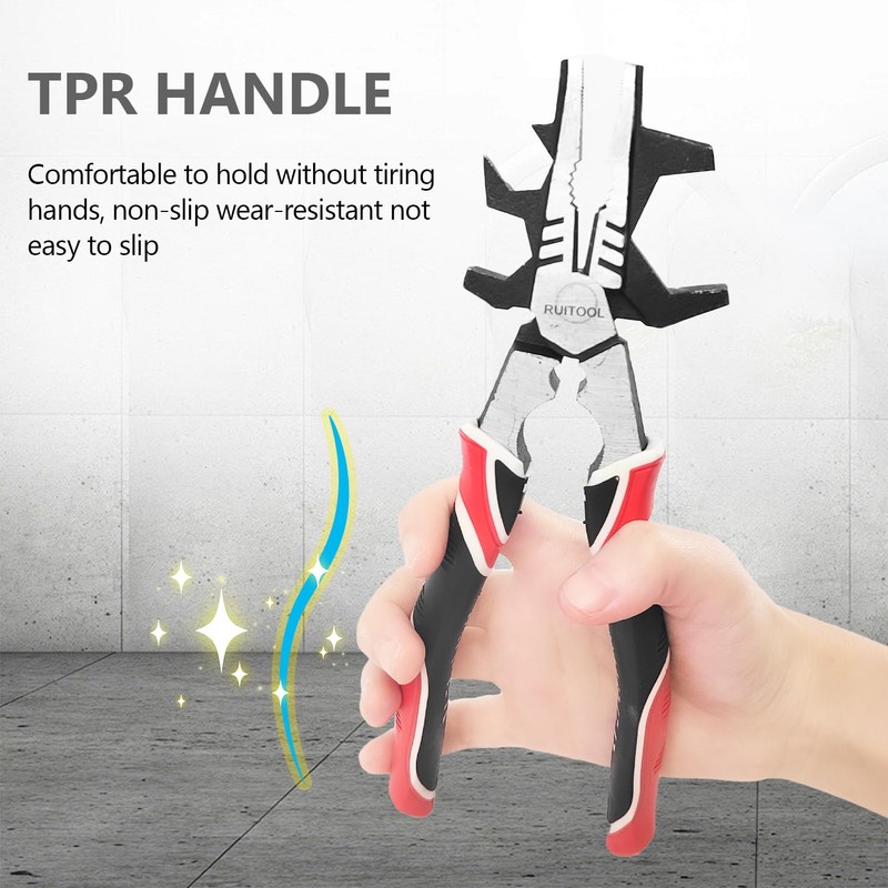 8 Inch Welding Pliers, Carbon Steel Multifunction Welding Pliers, Welding