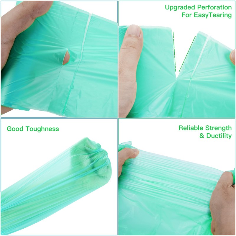 Small Biodegradable Trash Bags 1.2 Gallon - Mini Compostable Garbage