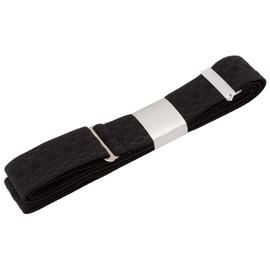 Soubien hsd0249k Waist Cord, Black, Rubber Mourning Clothing, Buddhist Mourning, Kimono, Rubber Belt, Made in Japan, Dressing Accessory, Black