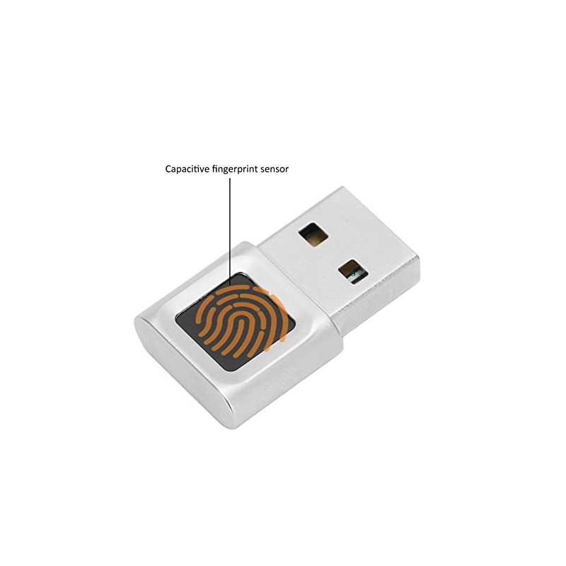USB Fingerprint Reader,Multi Finger 360 Degrees Touch Fast Matching High