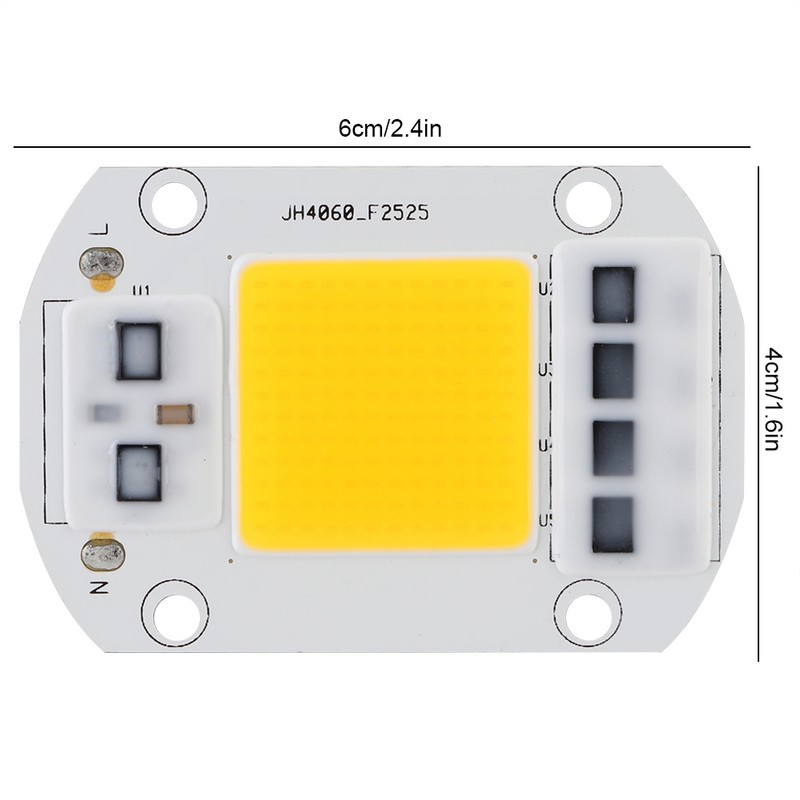 100W Warm White High Voltage COB Light Source High Power