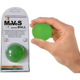 MSD Squeeze Ball Hand trainer in extra light, light, medium, stark, extra strong (light) - green - medium, leicht