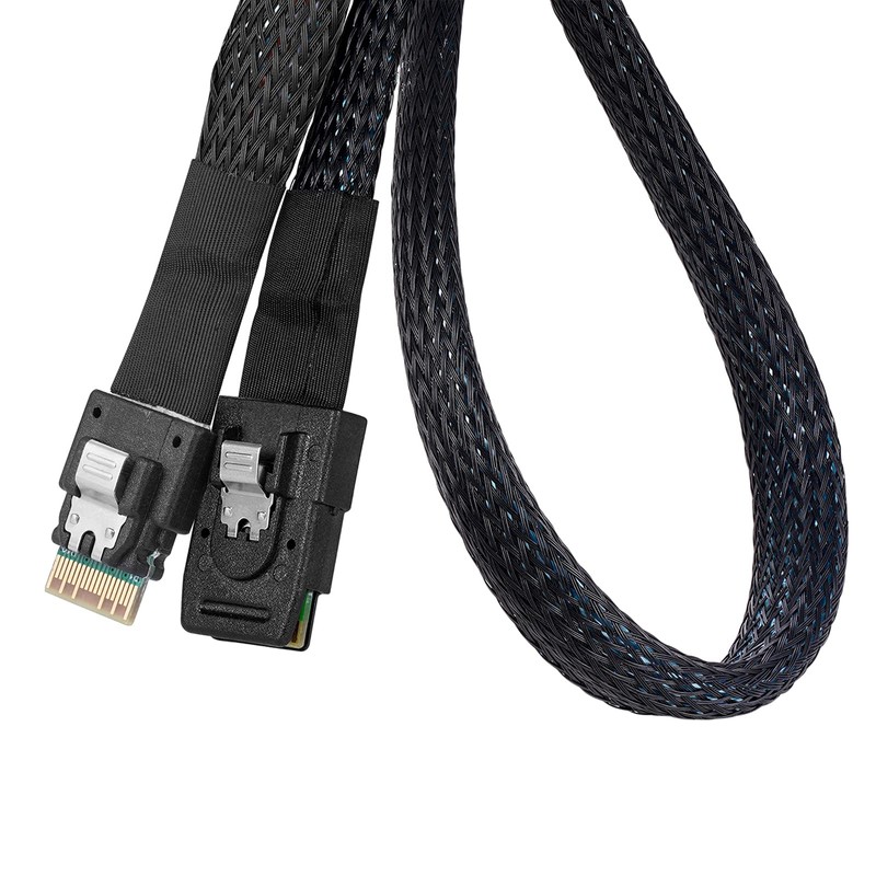 Twozoh SFF-8654 to SFF-8087, Mini SAS 4.0 SFF-8654 4i 38