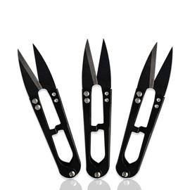 SHULLIN Pack of 3 High-Carbon Steel Sewing Scissors Thread Scissors Mini Scissors for Cross Stitch Yarn Scissors Tailor Yarn Spring Scissors for Embroidery Fabric Thread Cutting Crafts and DIY