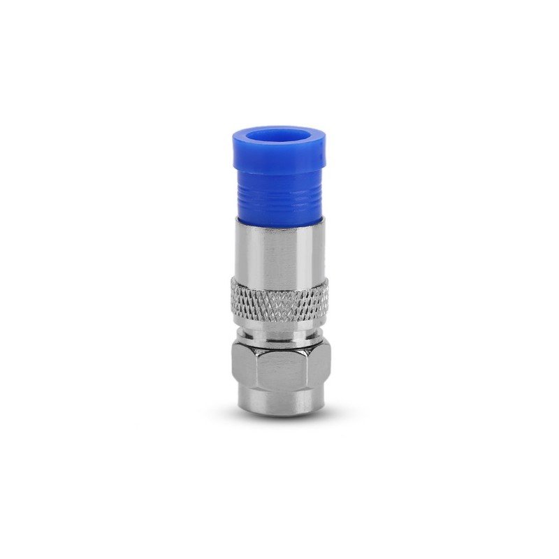 10pcs Conector de Cable coaxial RG6, Adaptador de Conector de