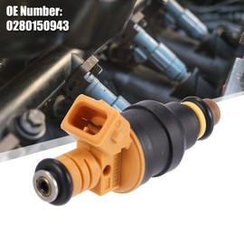 X AUTOHAUX 6pcs 0280150943 FOTZ9F593C Fuel Injector for Ford Bronco 5.0L/5.8L V8 93-94 for Ford E-150 Econoline 4.6L V8. 1993-1994 1997-2003