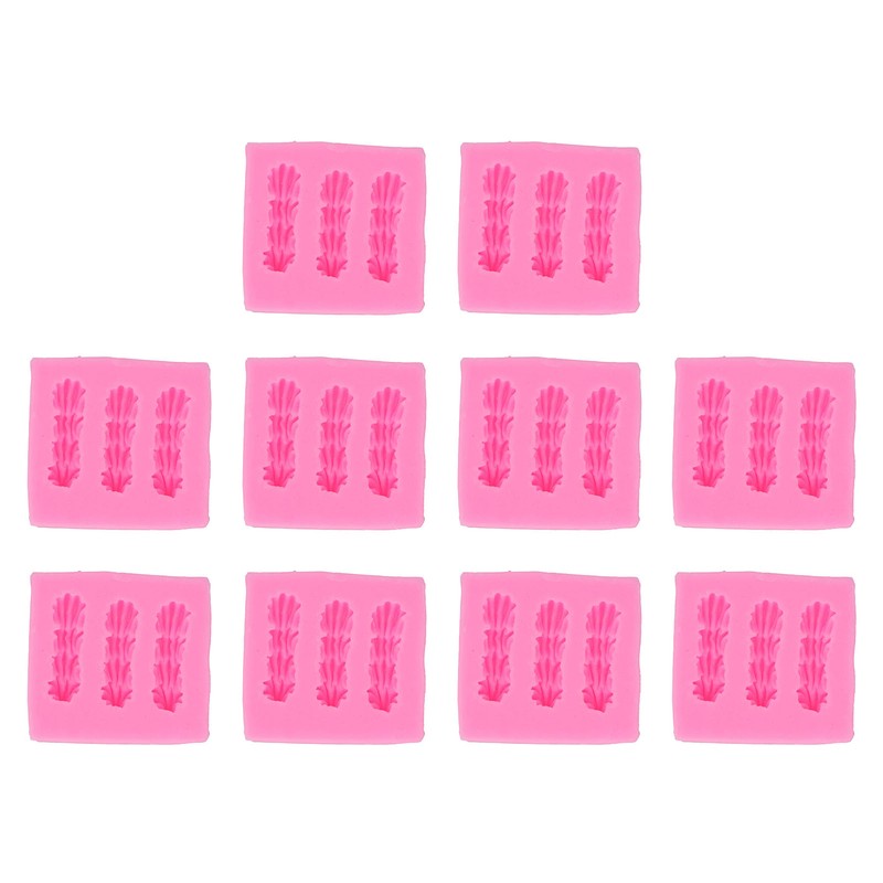 10PCS Silicone Baking Mold Multipurpose High Temperature Resistant DIY Biscuit