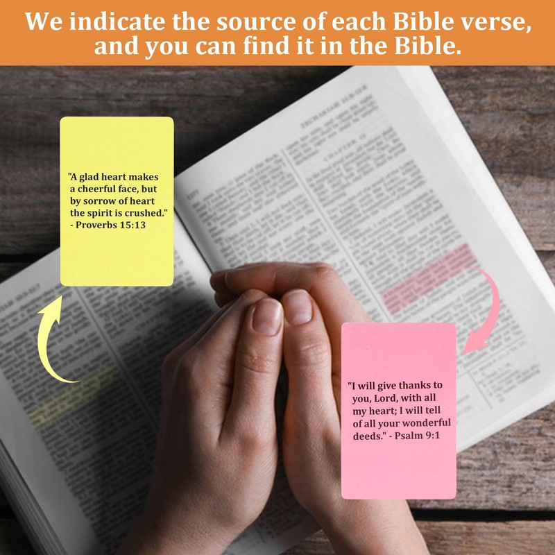 TaoQ C Bible Verse Cards Box Set Christian Bible Verse