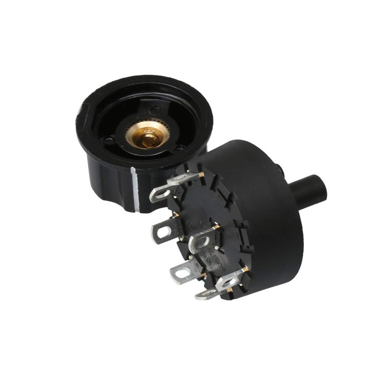 Mxfans 6 Positions 5 Ways Selector Rotary Switch with Knob