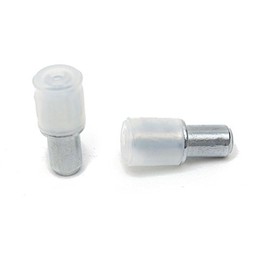 GLASS SHELF SUPPORTS PLUG IN STEEL PEGS PINS Ø5 mm HOLE PACK OF 20 (PACK OF 20)