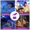 Dimmbar Pferd 3D Nachtlicht, USB-Touch-Fernbedienung Pferd 3D Illusion Lampe Mit