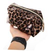 Baluue 2sets Makeup Bags Large Capacity Leopard Print Travel Cosmetic