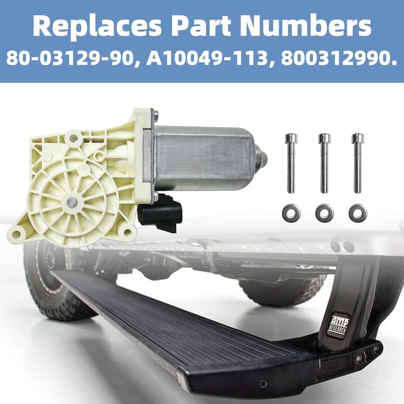 80-03129-90 A10049-113 Electric Side Step Motor Replacement for AMP Research,
